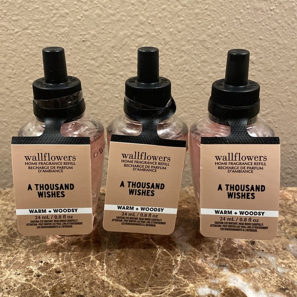 “A THOUSAND WISHES” BBW/WB, 3-Wallflowers Home Fragrance Refills, NWT & Sealed - Picture 1 of 3
